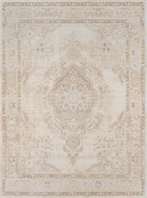 Traditional Machine Made Off-White Rug