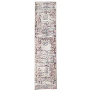 Washable Rustic Oriental Runner Rug - Eliza