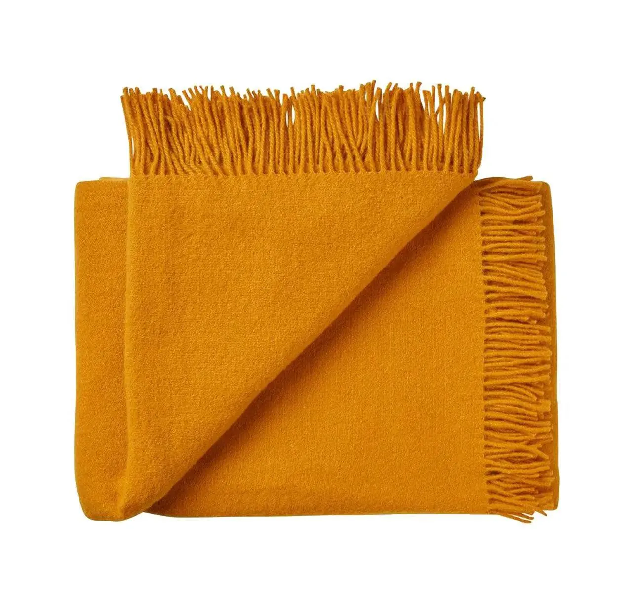 Weave Nevis Throw - Saffron