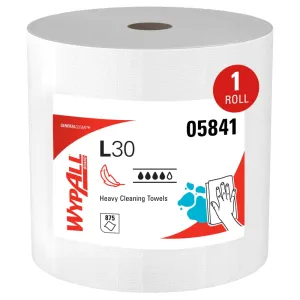 Wipers - WypAll® General Clean L30 Heavy Duty Cleaning Towels, Jumbo Roll (1 Roll With 975 Sheets), 05841