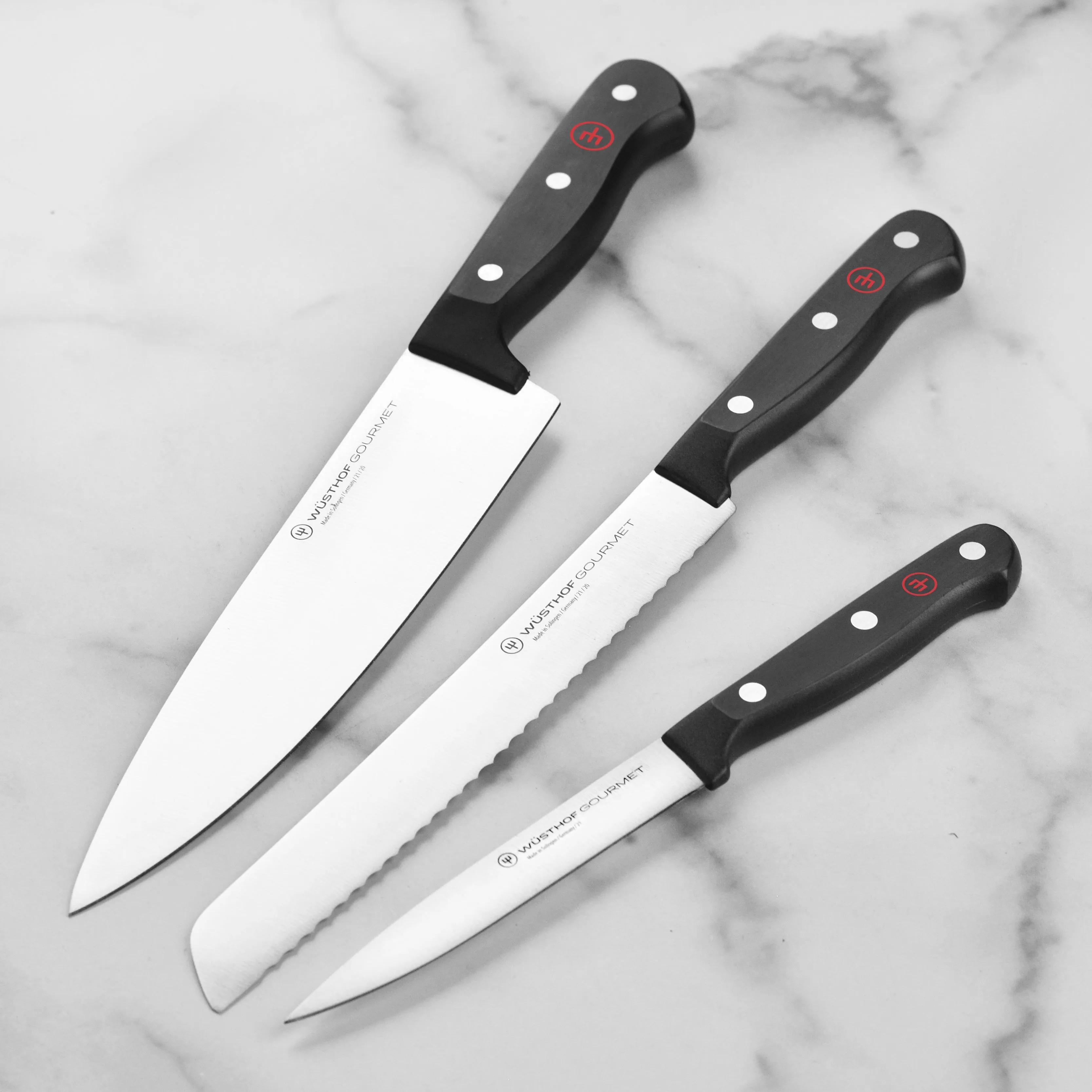 Wusthof Gourmet 3 Piece Knife Set