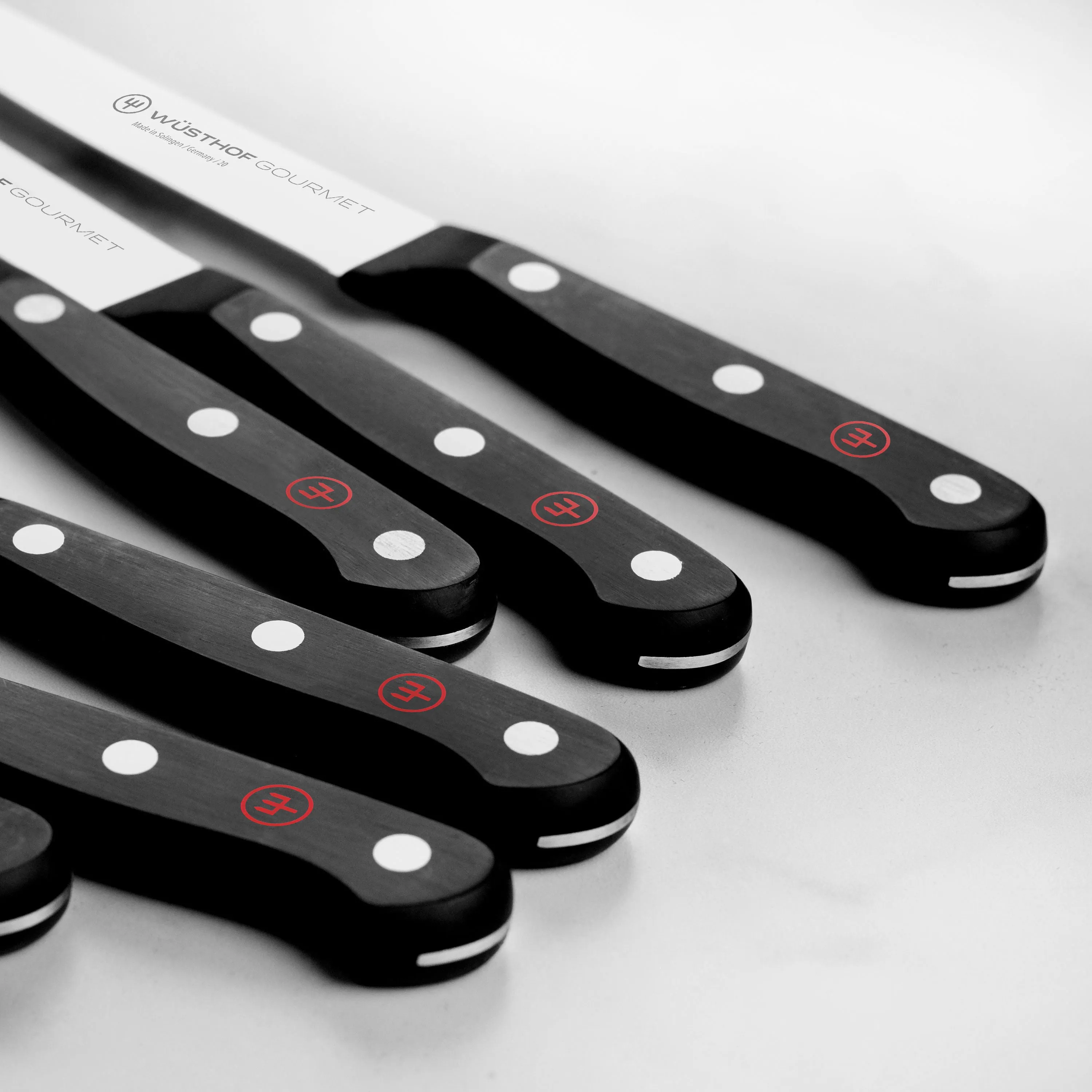 Wusthof Gourmet 6 Piece Steak Knife Set with Block