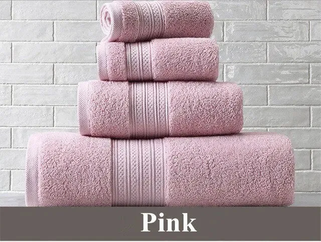 ZHUO MO 100% Pakistan Cotton Bath Towel | Super Absorbent Terry Bath Face Towel | Large Size for Thicken Adults | Ideal for Beach and Bathroom