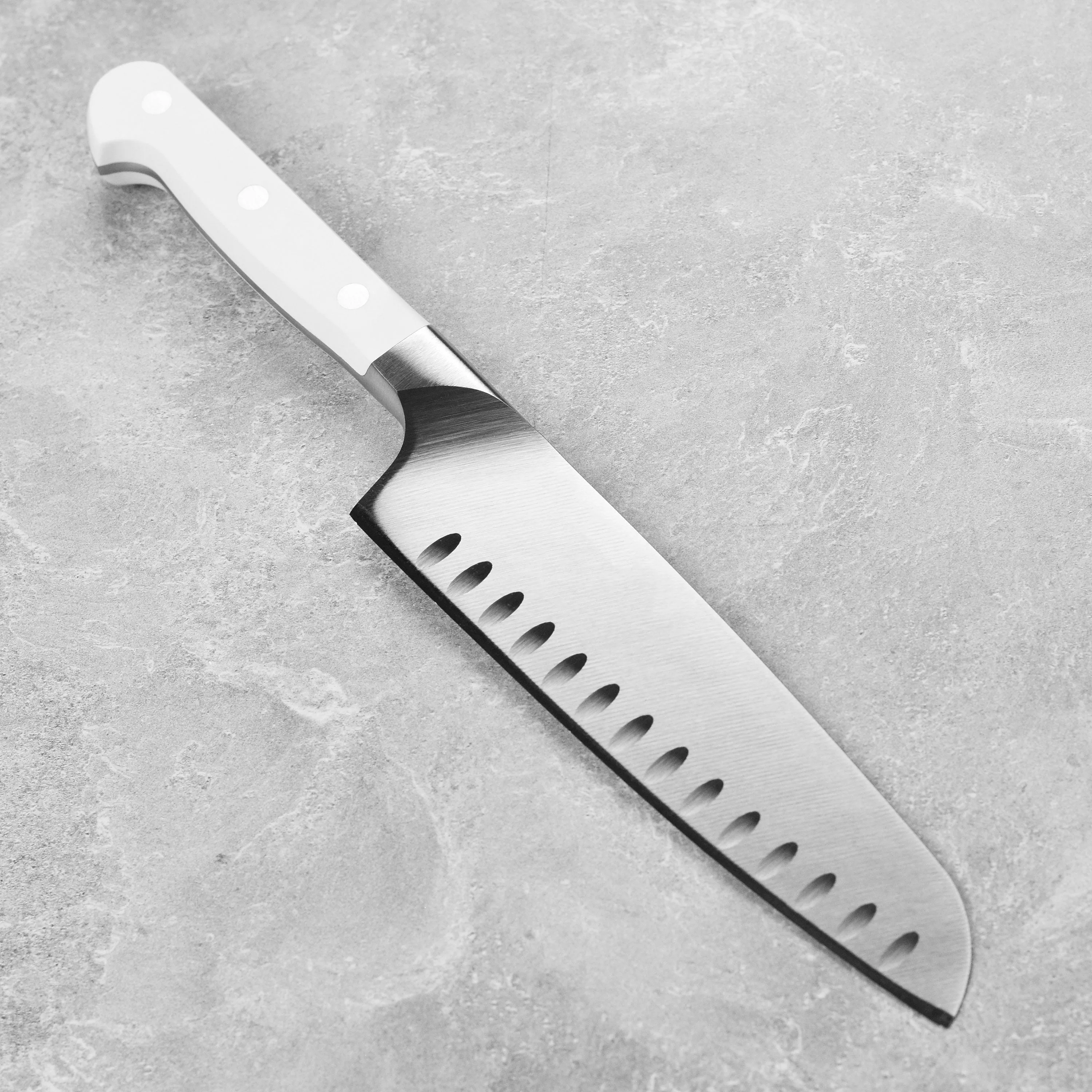 Zwilling Pro Le Blanc 7" Hollow Edge Santoku Knife